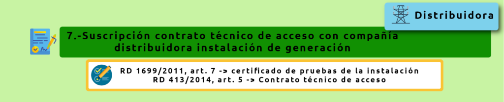 Paso 7 tramitación fotovoltaica autoconsumo hogar